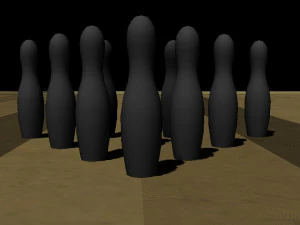 Bowling Pin 3D Model