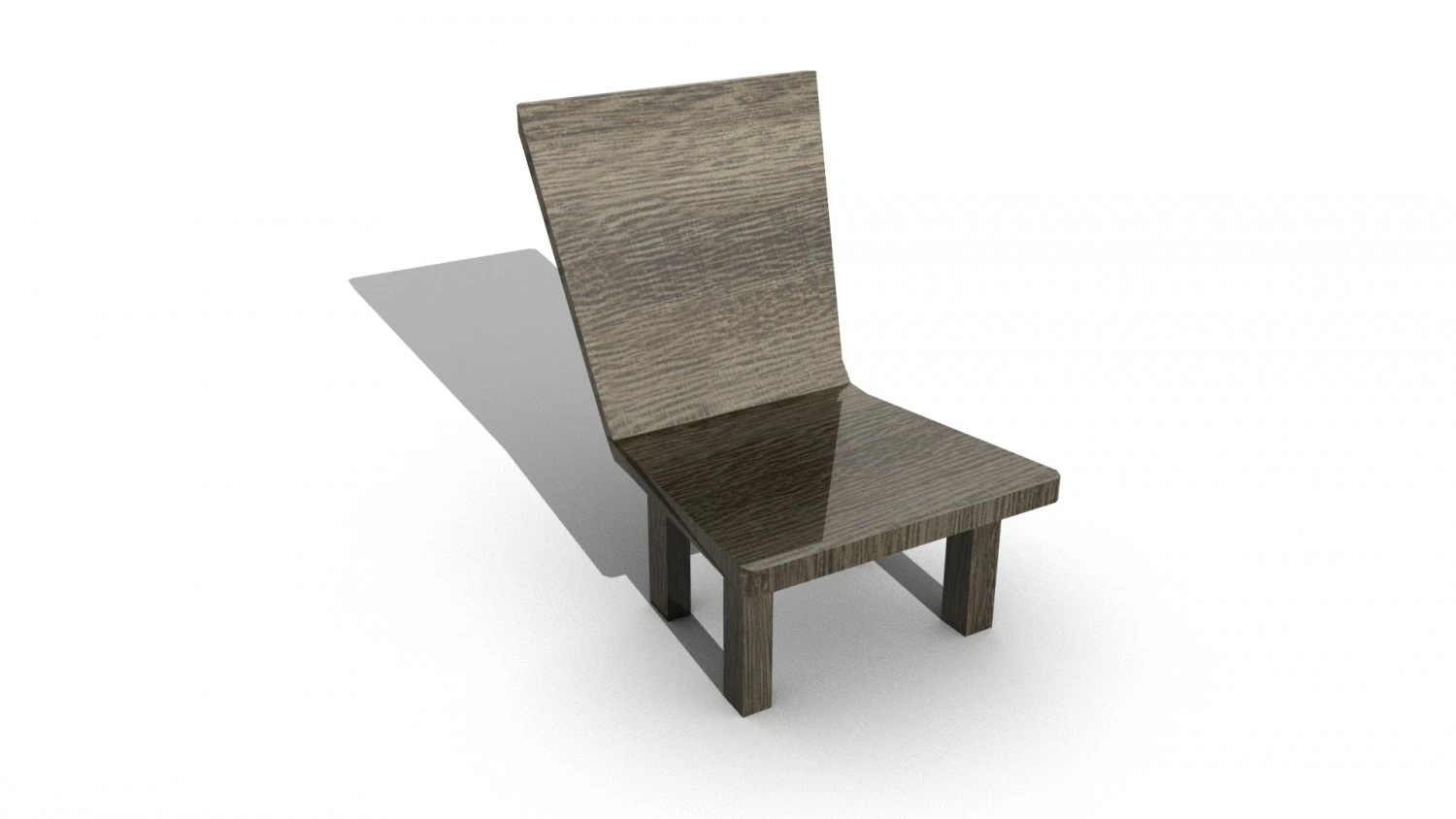 Wooden chair 3D Model .c4d .max .obj .3ds .fbx .stl .blend 