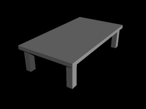 Table - Mesa 3D-Modell
