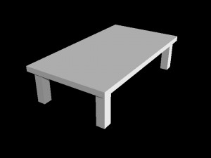 Table - Mesa 3D-Modell