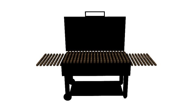 Grill - Asador 3D Модель .c4d .max .obj .3ds .fbx .stl .blend 