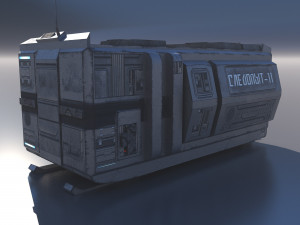 Sci-Fi Modular Building 3D Model