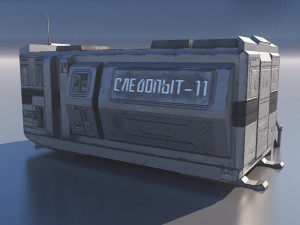 Sci-Fi Modular Building 3D Model