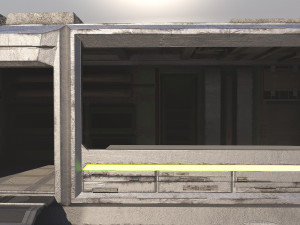 Sci-Fi Modular Building 3D Model