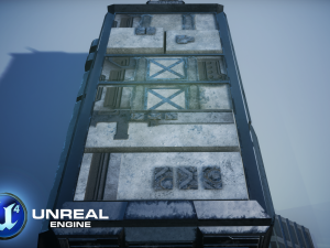 Sci-Fi Modular Building 3D Model
