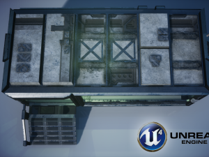 Sci-Fi Modular Building 3D Model