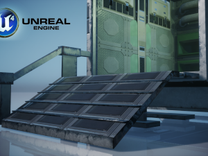 Sci-Fi Modular Building 3D Model