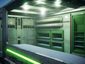 Sci-Fi Modular Building 3D Model