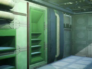 Sci-Fi Modular Building 3D Model