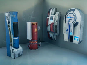 Sci-Fi Assets 3D Model