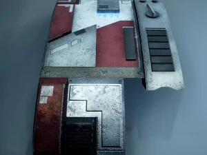 Sci-Fi Assets 3D Model