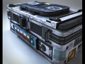 Sci-Fi Container 3D मॉडल