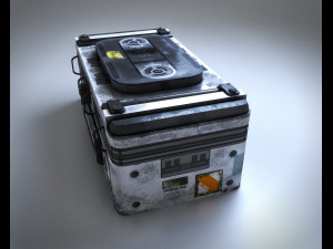 Sci-Fi Container 3D मॉडल