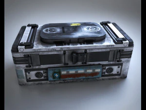 Sci-Fi Container 3D Model