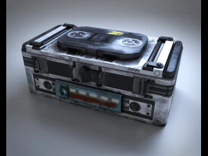 Sci-Fi Container 3D Model