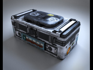 Sci-Fi Container 3D मॉडल