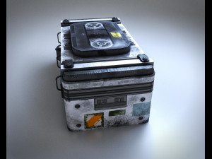 Sci-Fi Container 3D मॉडल