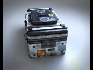 Sci-Fi Container 3D Model