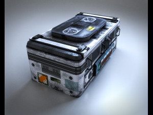 Sci-Fi Container 3D मॉडल