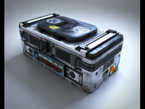 Sci-Fi Container 3D मॉडल