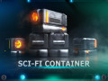 C3 - Sci-Fi Container 2 3D Models