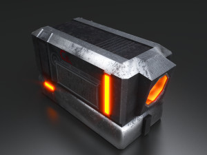 Sci-Fi Container Modelo 3D