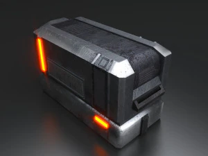 Sci-Fi Container 3D Model