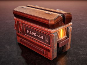 Sci-Fi Container 3D Model