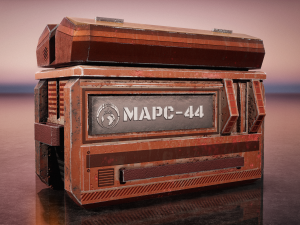 Sci-Fi Container 3D Model