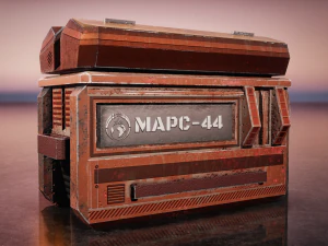 Sci-Fi Container 3D Model