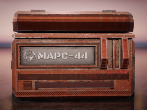 Sci-Fi Container 3D Model