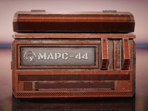 Sci-Fi Container 3D Model