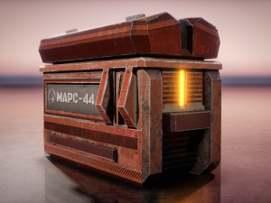 Sci-Fi Container 3D Model