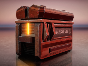 Sci-Fi Container 3D Model