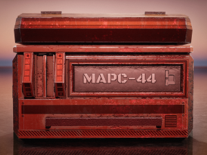 Sci-Fi Container 3D Model