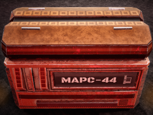 Sci-Fi Container 3D Model