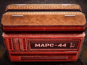 Sci-Fi Container 3D Model