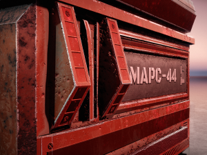 Sci-Fi Container 3D Model