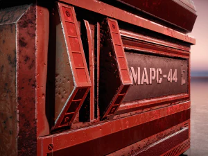 Sci-Fi Container 3D Model