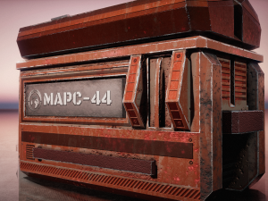 Sci-Fi Container 3D Model