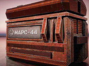Sci-Fi Container 3D Model