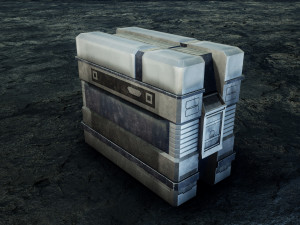 Sci-Fi Container Model 3D