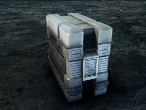 Sci-Fi Container Model 3D