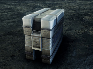 Sci-Fi Container Model 3D