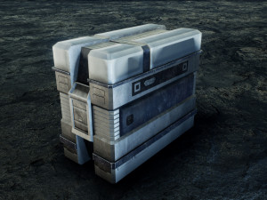 Sci-Fi Container Model 3D