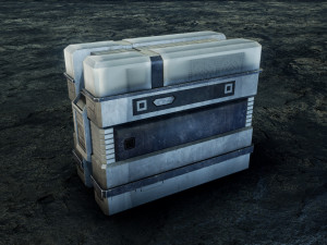 Sci-Fi Container Model 3D