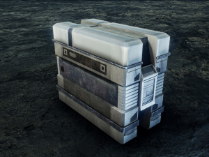 Sci-Fi Container Model 3D