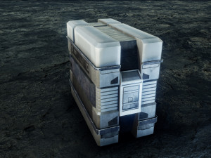 Sci-Fi Container Model 3D