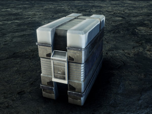 Sci-Fi Container Model 3D