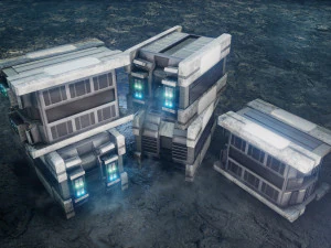 Sci-Fi Container 3D Model